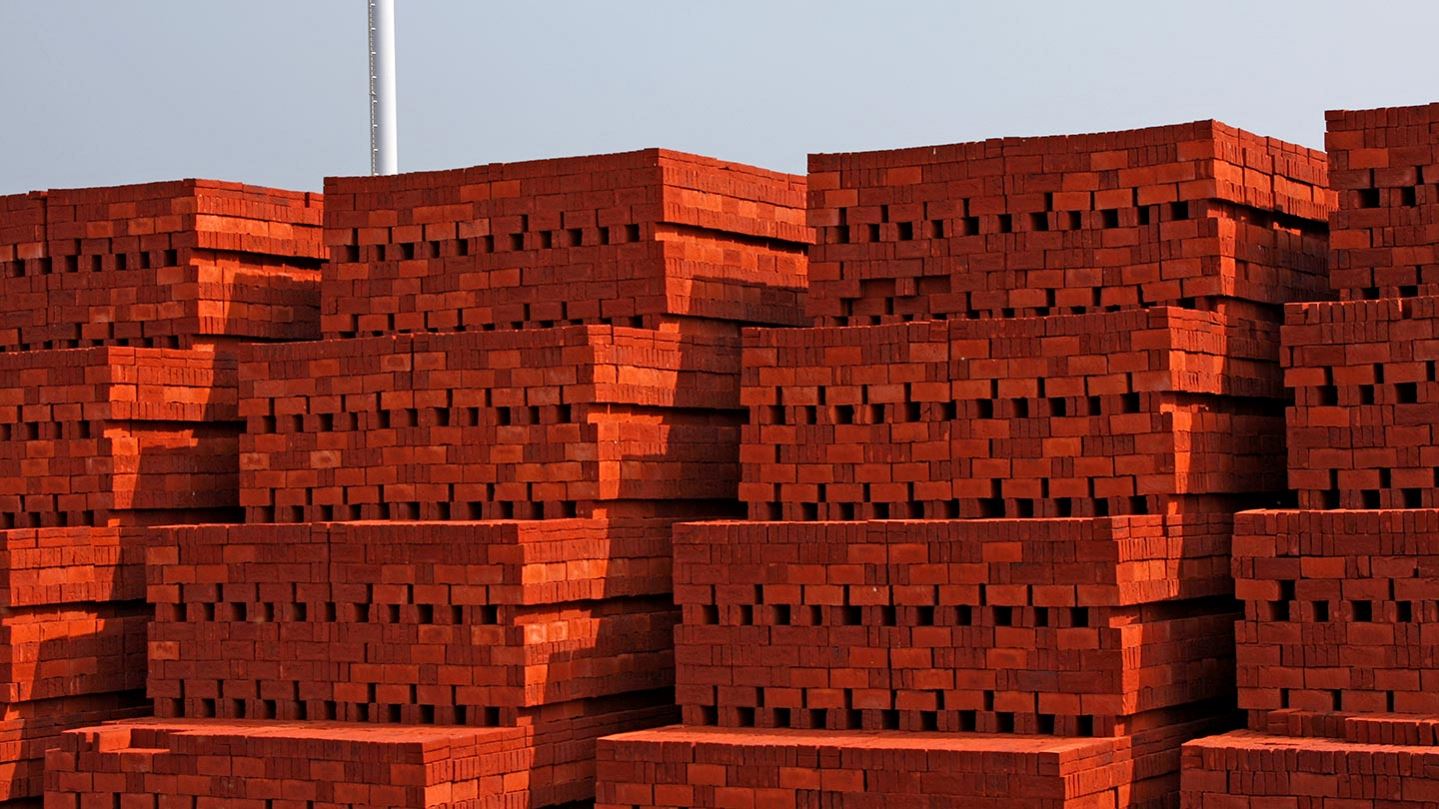 Blocks of brick